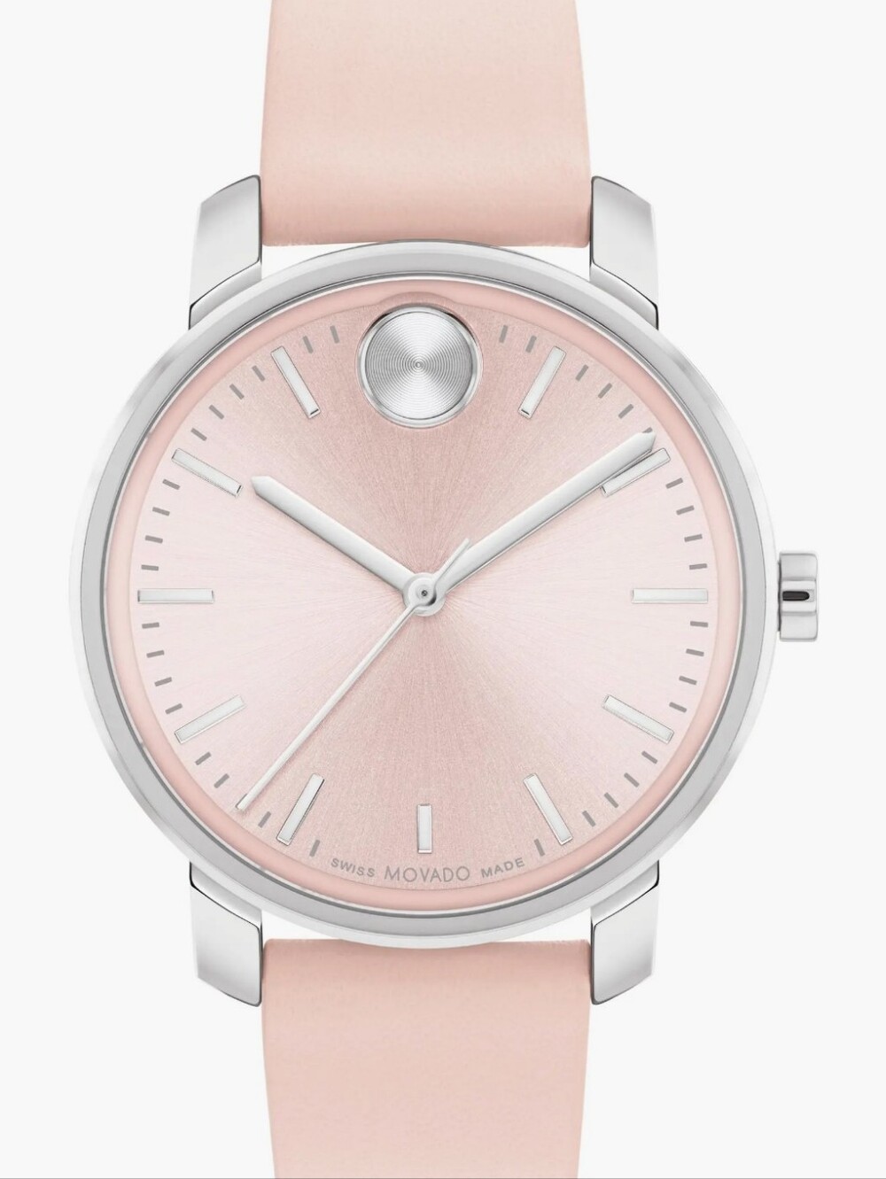Movado Bold Access Pink Leather Strap Watch, 34mm - Picture 12 of 12